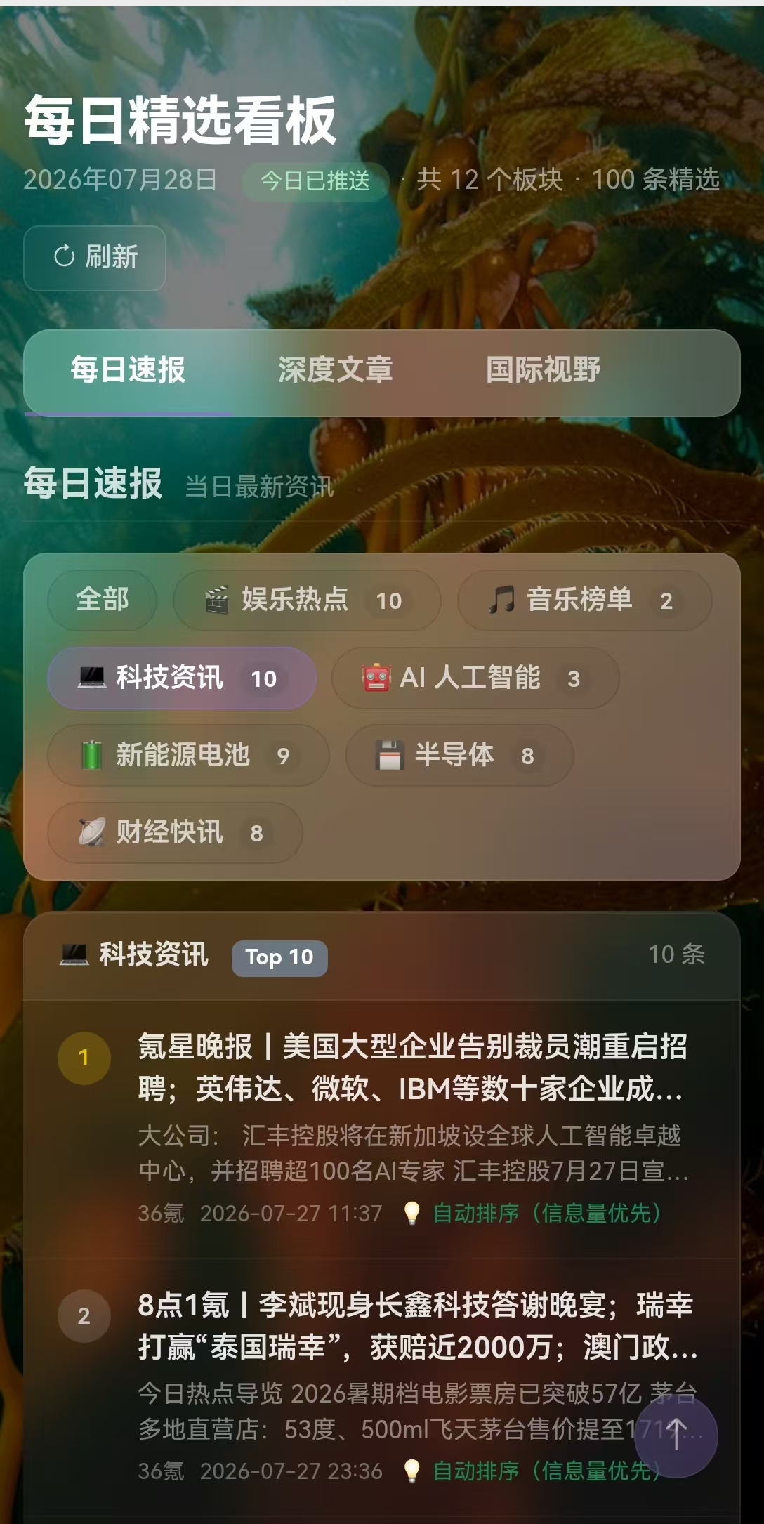 Daily News Board 每日精选看板封面